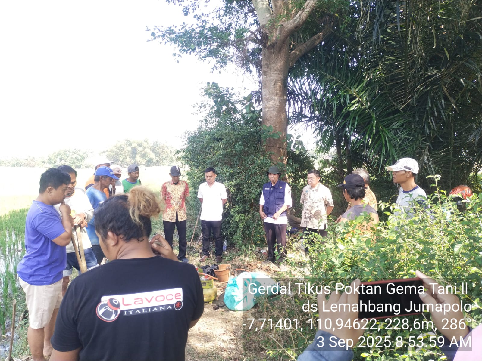 Pelaksanaan Gerakan Pengendalian OPT di Desa Lemahbang Kecamatan Jumapolo Tanggal 03 September 2025